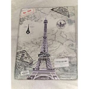 NEW ZZOUGY Tablet Cover‎ Surface Pro X 13in Map Eiffel Protective Chic